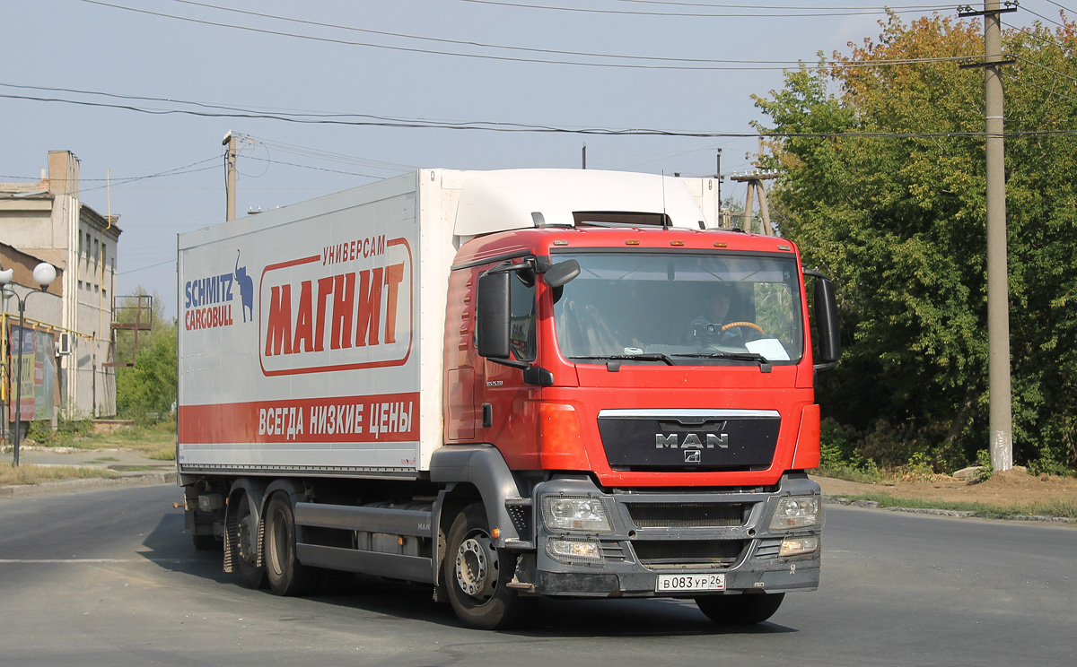 Оренбургская область, № В 083 УР 26 — MAN TGS 26.350