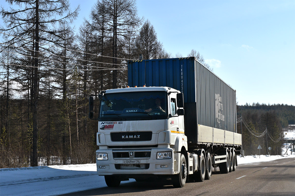 Саха (Якутия), № С 049 МТ 14 — КамАЗ-65206-T5(68)