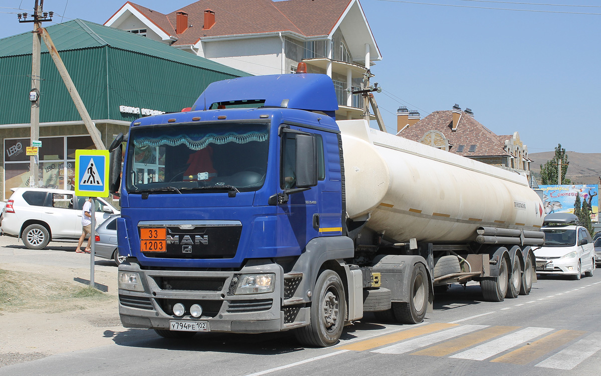 Крым, № У 794 РЕ 102 — MAN TGS 19.400