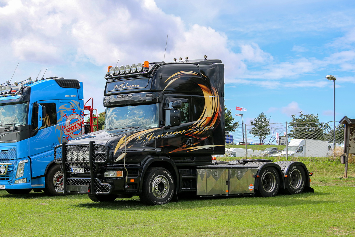 Швеция, № SKE 112 — Scania ('1996) T-Series 144L; Швеция — Nordic Trophy 2018