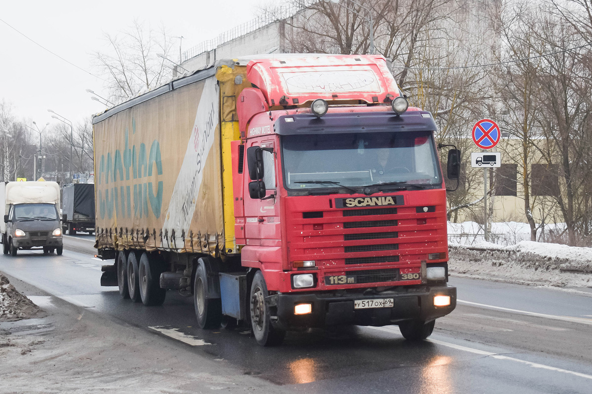 Тверская область, № У 517 ОХ 69 — Scania (III) R113M