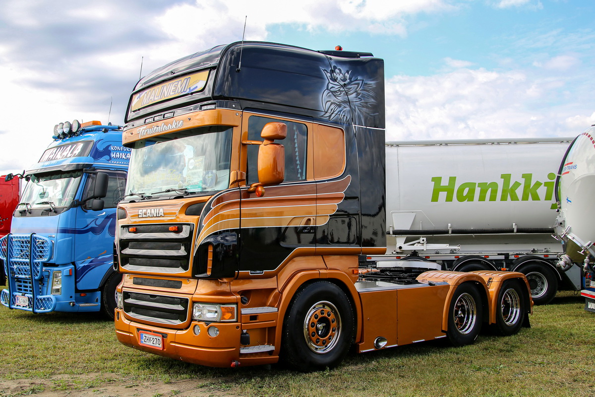 Финляндия, № ZHV-270 — Scania ('2004) R580; Финляндия — Power Truck Show 2019