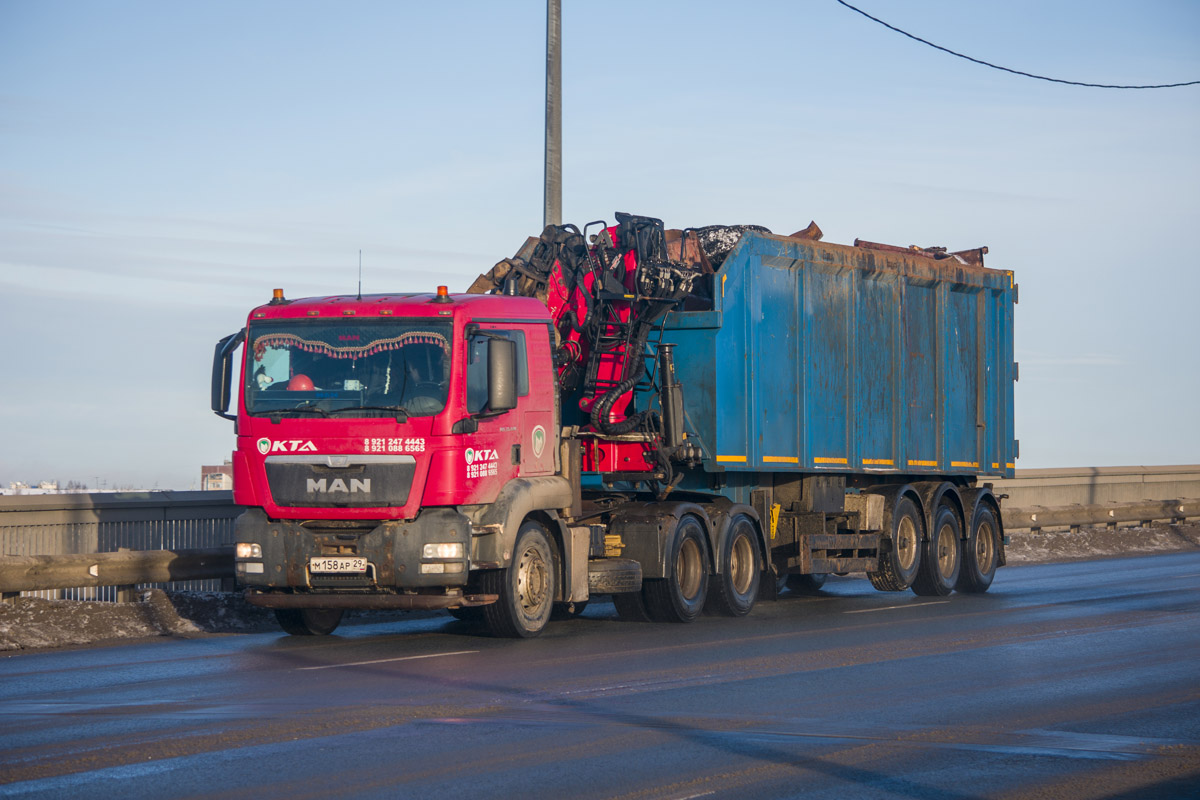 Архангельская область, № М 158 АР 29 — MAN TGS 33.440