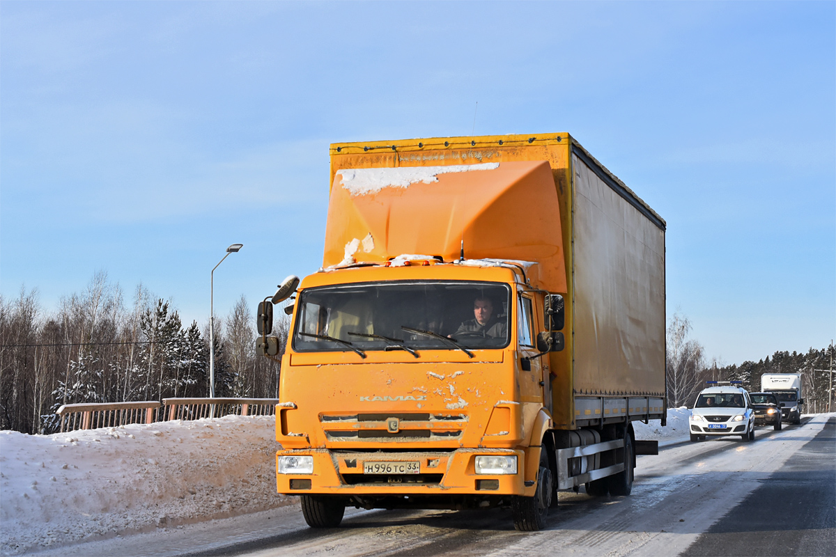 Владимирская область, № Н 996 ТС 33 — КамАЗ-4308-G5(69)