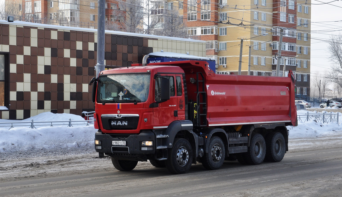Омская область, № У 982 ТС 55 — MAN TGS 41.400