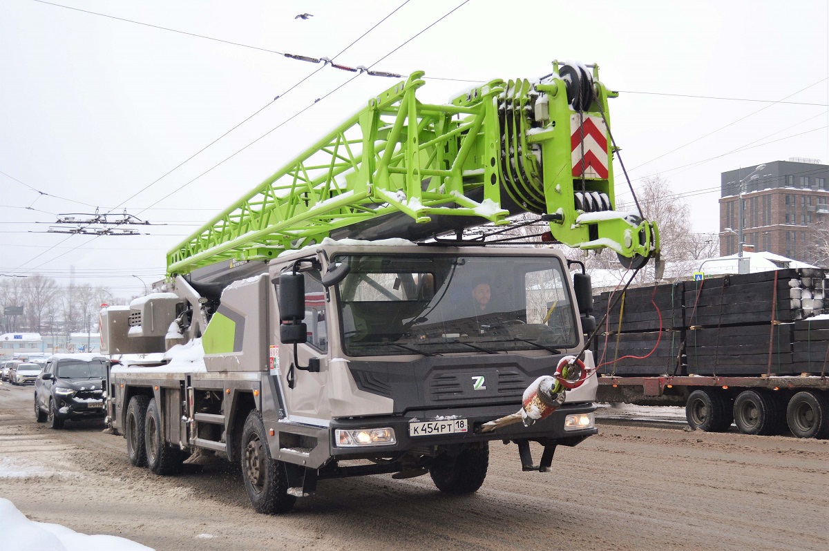 Удмуртия, № К 454 РТ 18 — Zoomlion ZLJ5340JQZV (ZTC300V)