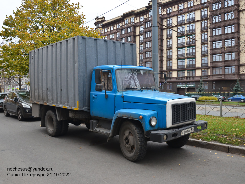 Санкт-Петербург, № С 140 КЕ 98 — ГАЗ-33073