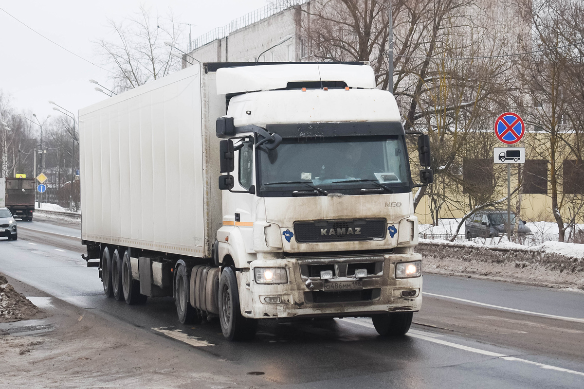 Санкт-Петербург, № О 486 ММ 198 — КамАЗ-5490-S5(87)