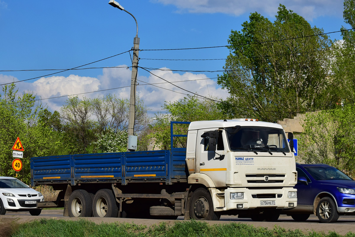 Белгородская область, № О 756 МЕ 31 — КамАЗ-65115-42