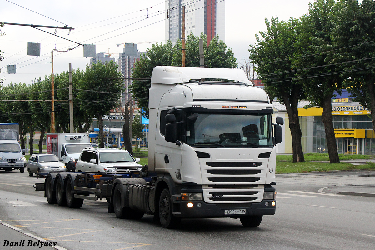 Свердловская область, № М 392 ВР 196 — Scania ('2013) G400
