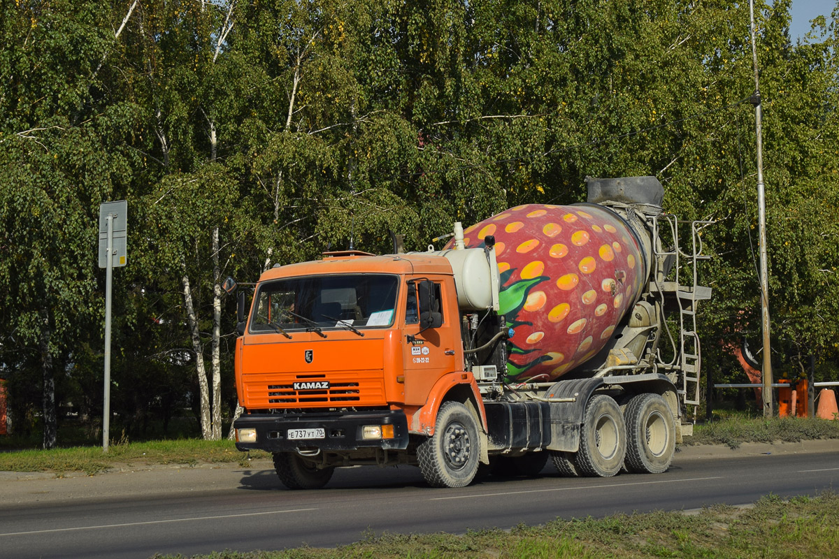 Алтайский край, № Е 737 УТ 70 — КамАЗ-65115-D3(97)
