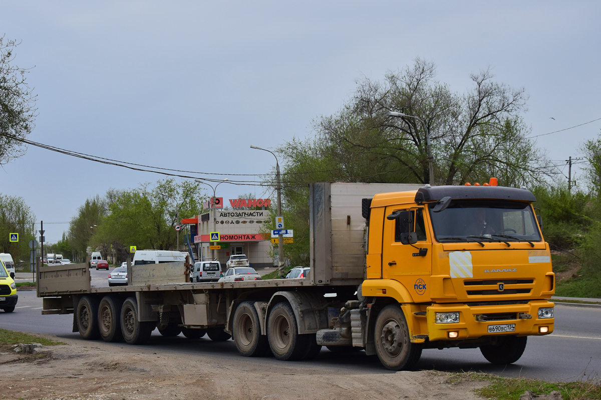 Волгоградская область, № В 690 ВС 134 — КамАЗ-65116-A4(23)