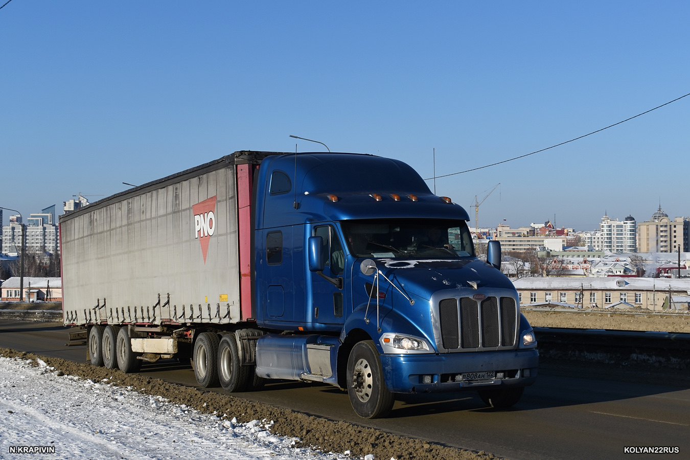 Алтайский край, № В 808 АН 122 — Peterbilt 387
