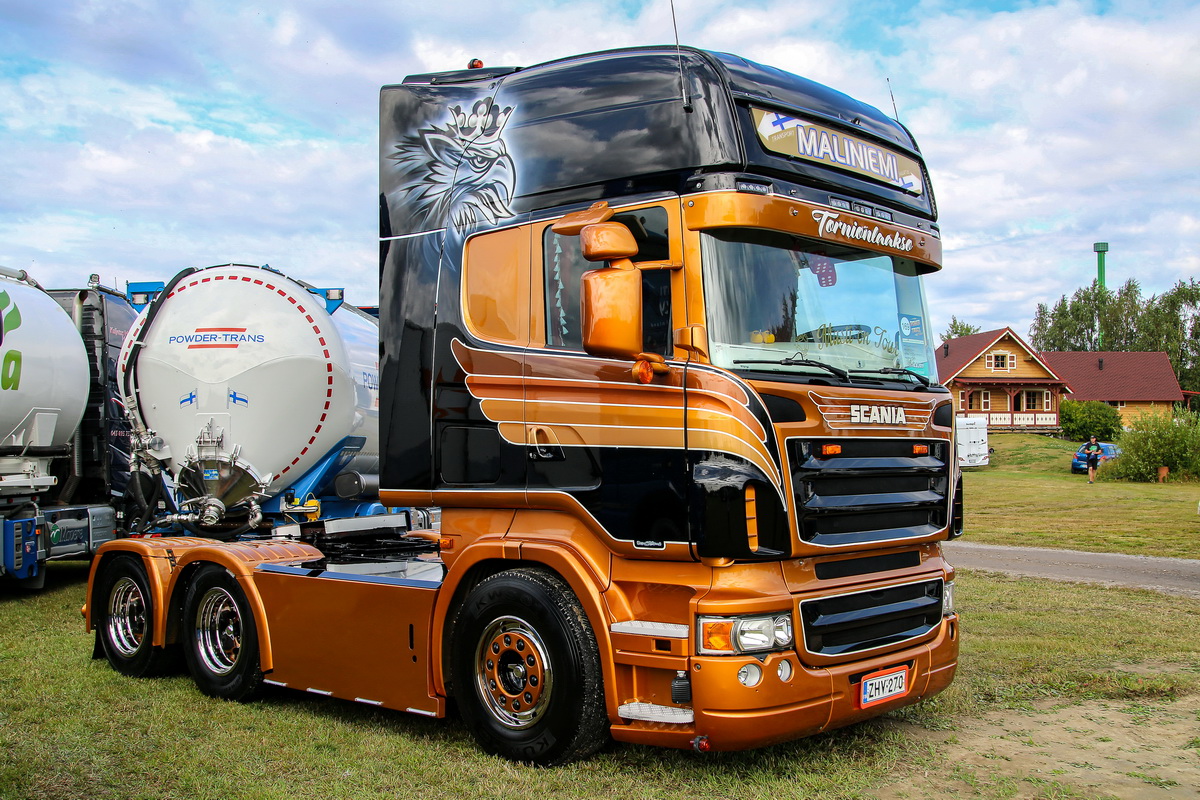 Финляндия, № ZHV-270 — Scania ('2004) R580; Финляндия — Power Truck Show 2019