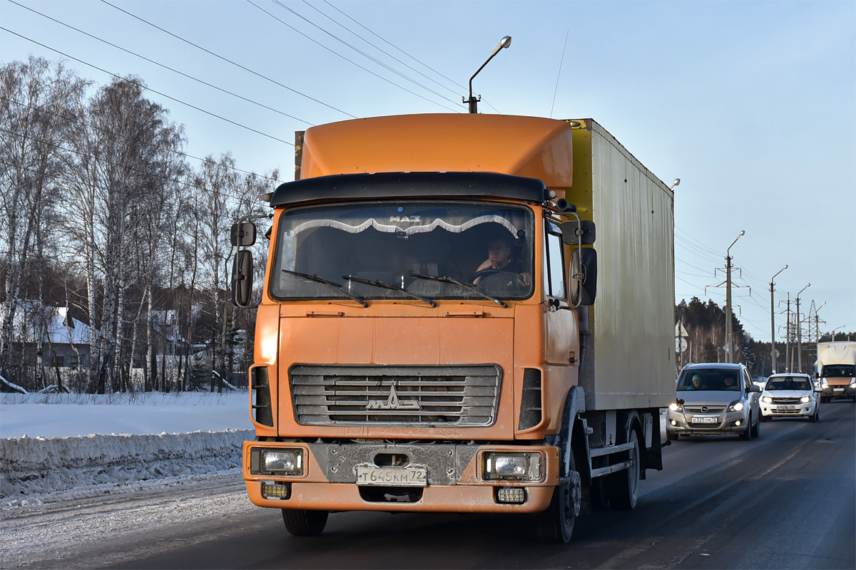 Тюменская область, № Т 645 КМ 72 — МАЗ-437041