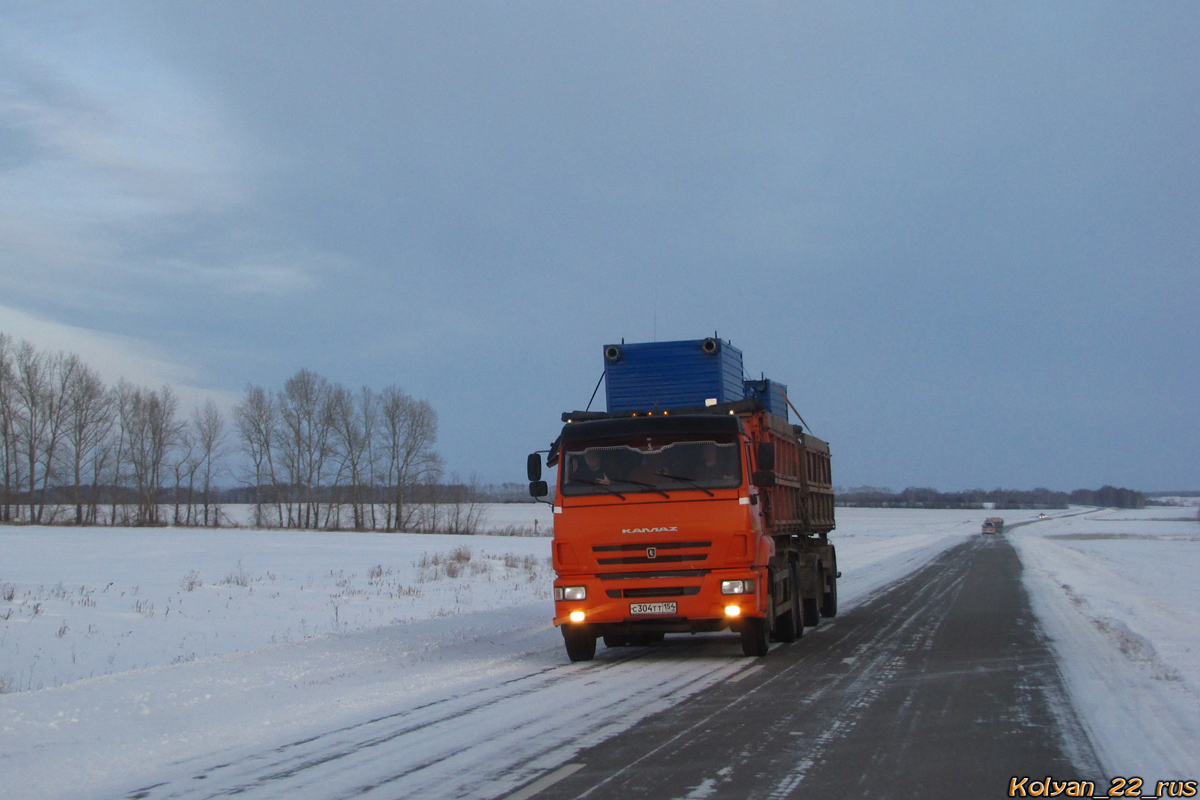 Новосибирская область, № С 304 ТТ 154 — КамАЗ-65115-A4(23)