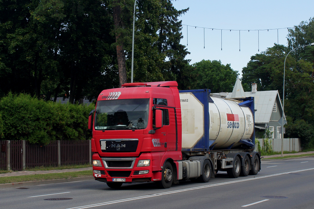 Латвия, № JE-125 — MAN TGX ('2007) 18.440