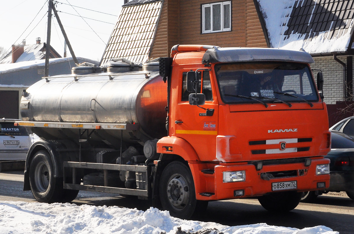 Тюменская область, № О 858 ХМ 72 — КамАЗ-43253-G5(69)