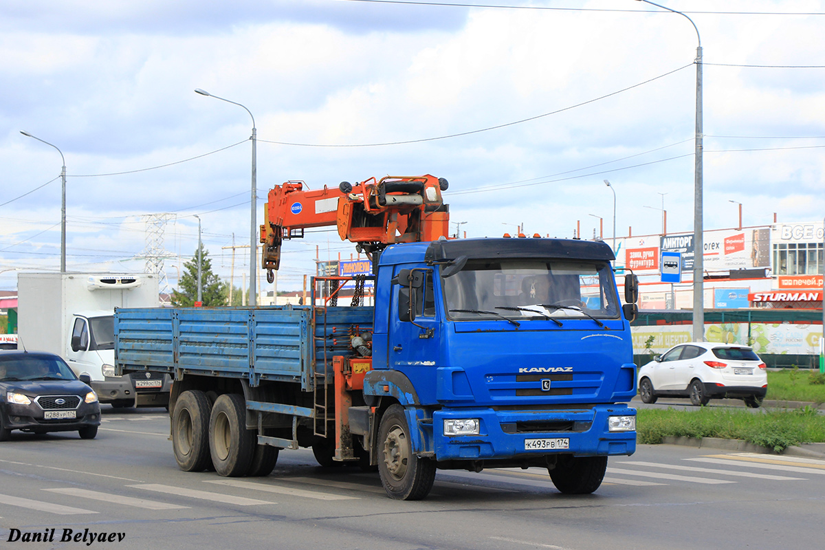 Челябинская область, № К 493 РВ 174 — КамАЗ-65116-N3(78)
