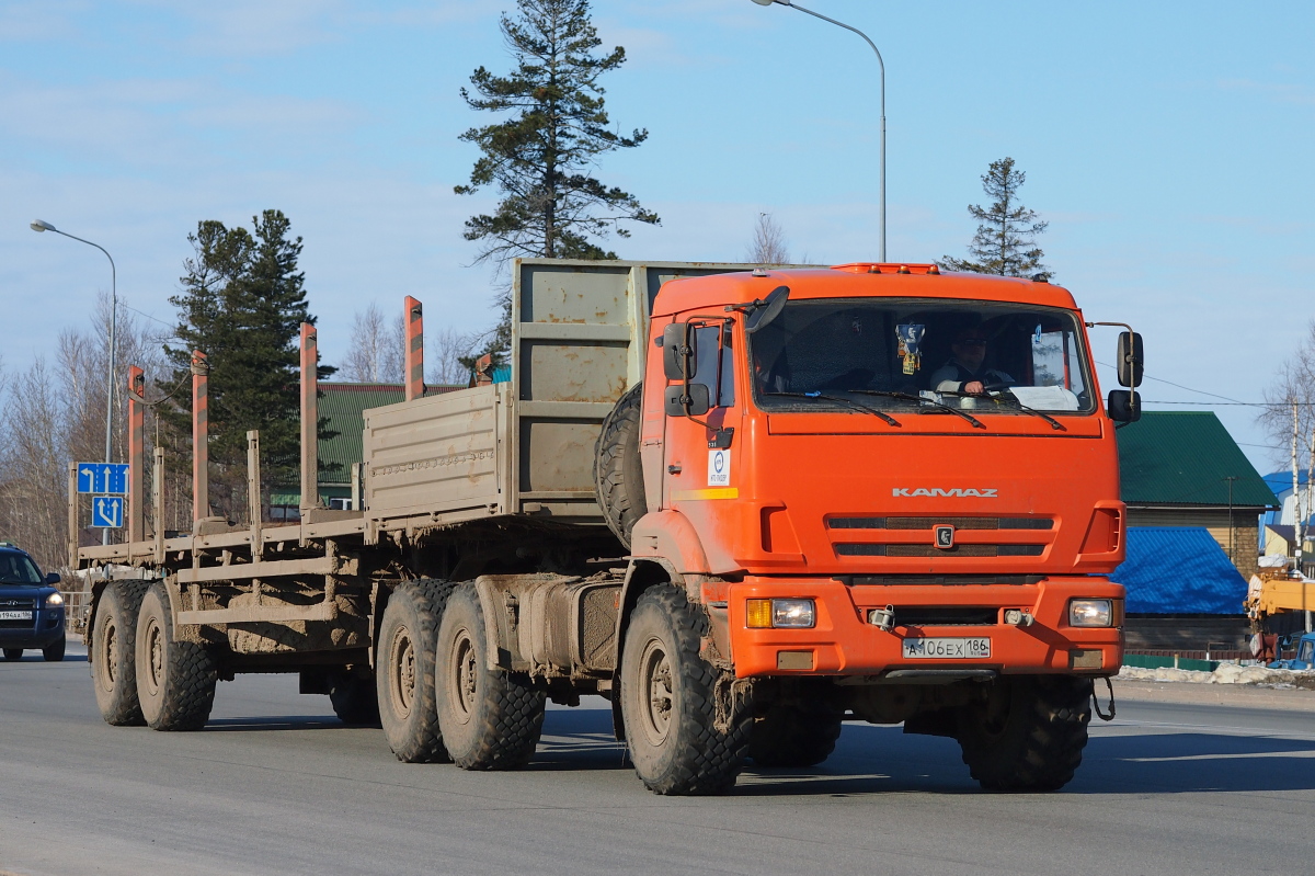 Ханты-Мансийский автоном.округ, № А 106 ЕХ 186 — КамАЗ-53504-46