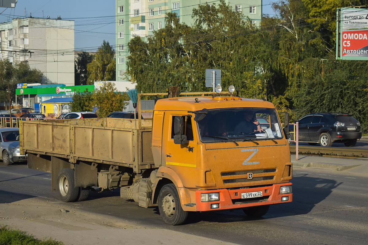 Алтайский край, № Е 599 ХК 22 — КамАЗ-4308-R4(28)