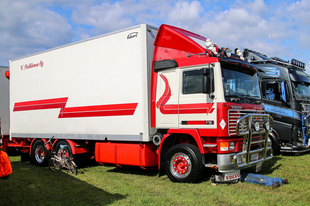 Финляндия, № BJF-653 — Volvo ('1987) F16; Финляндия — Power Truck Show 2019