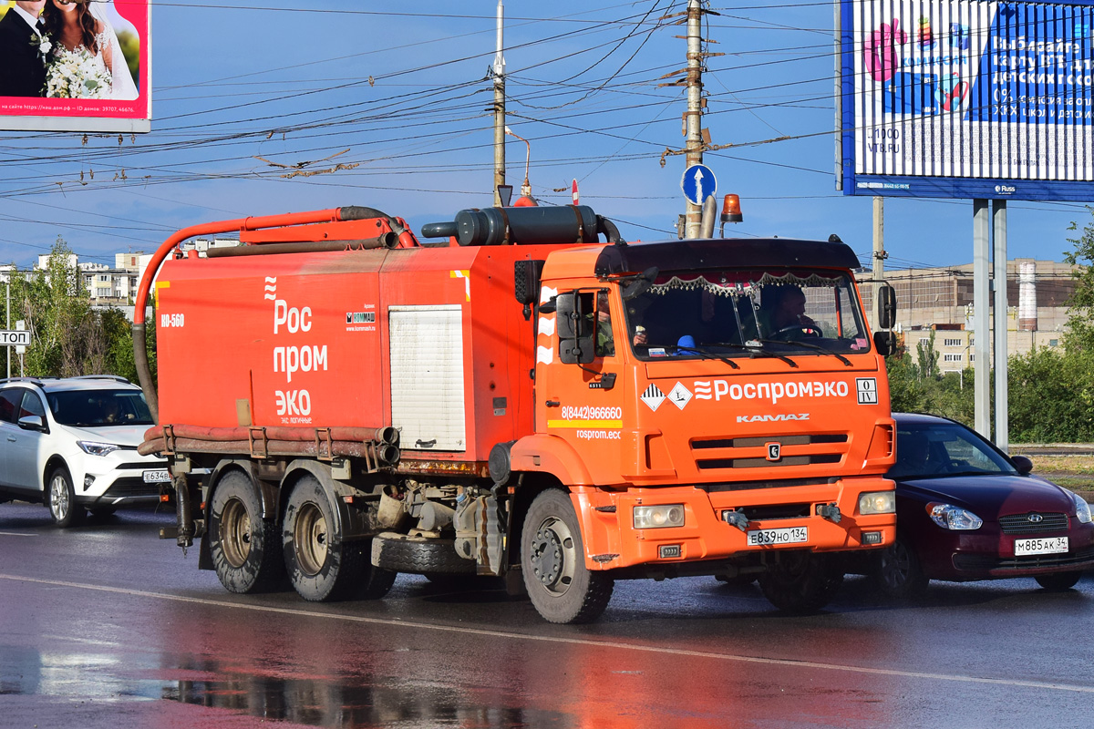Волгоградская область, № Е 839 НО 134 — КамАЗ-65115-A5(48)