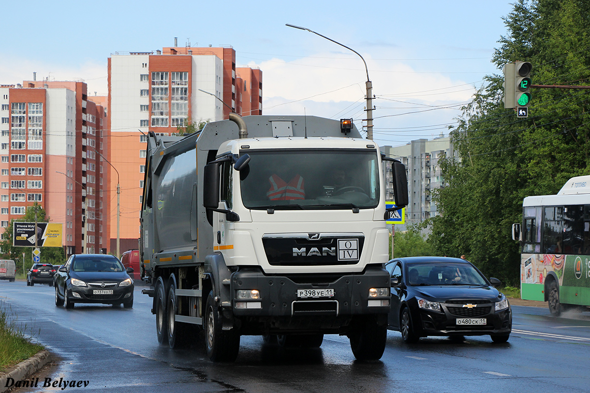 Коми, № Р 398 УЕ 11 — MAN TGS 33.360