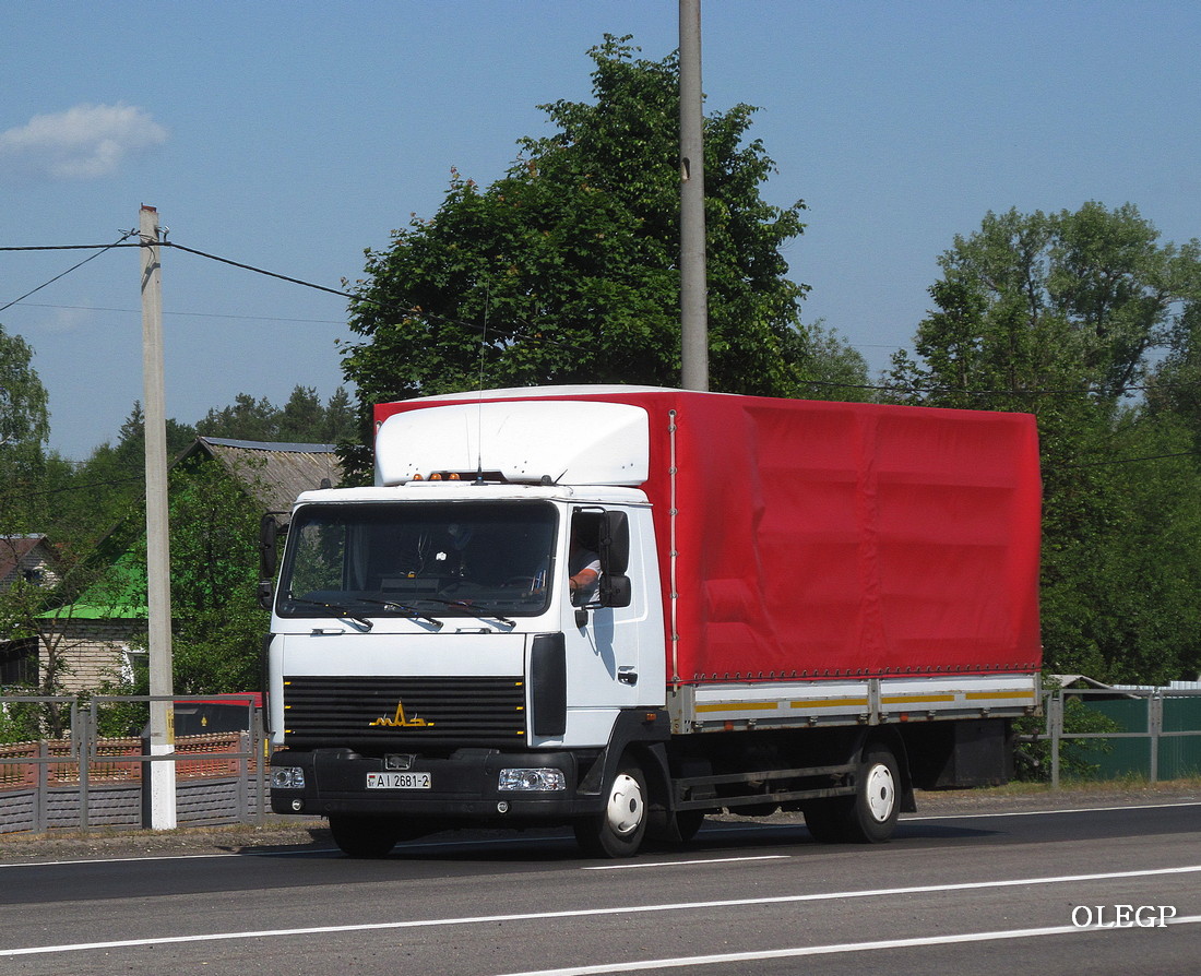 Витебская область, № АІ 2681-2 — МАЗ-4371 (общая модель)