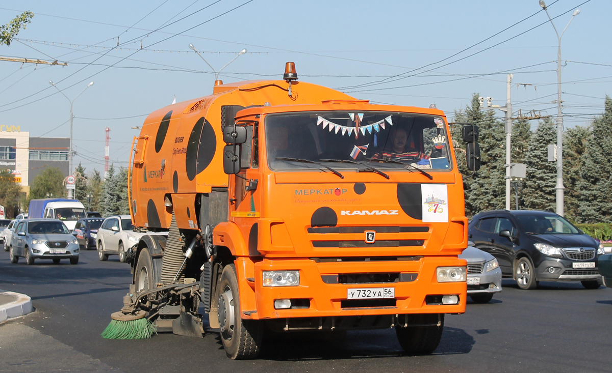 Оренбургская область, № У 732 УА 56 — КамАЗ-53605-A4(23)