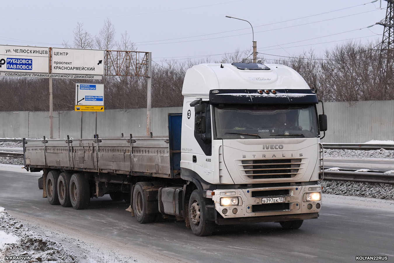 Алтайский край, № В 397 ЕК 122 — IVECO Stralis ('2002) 430