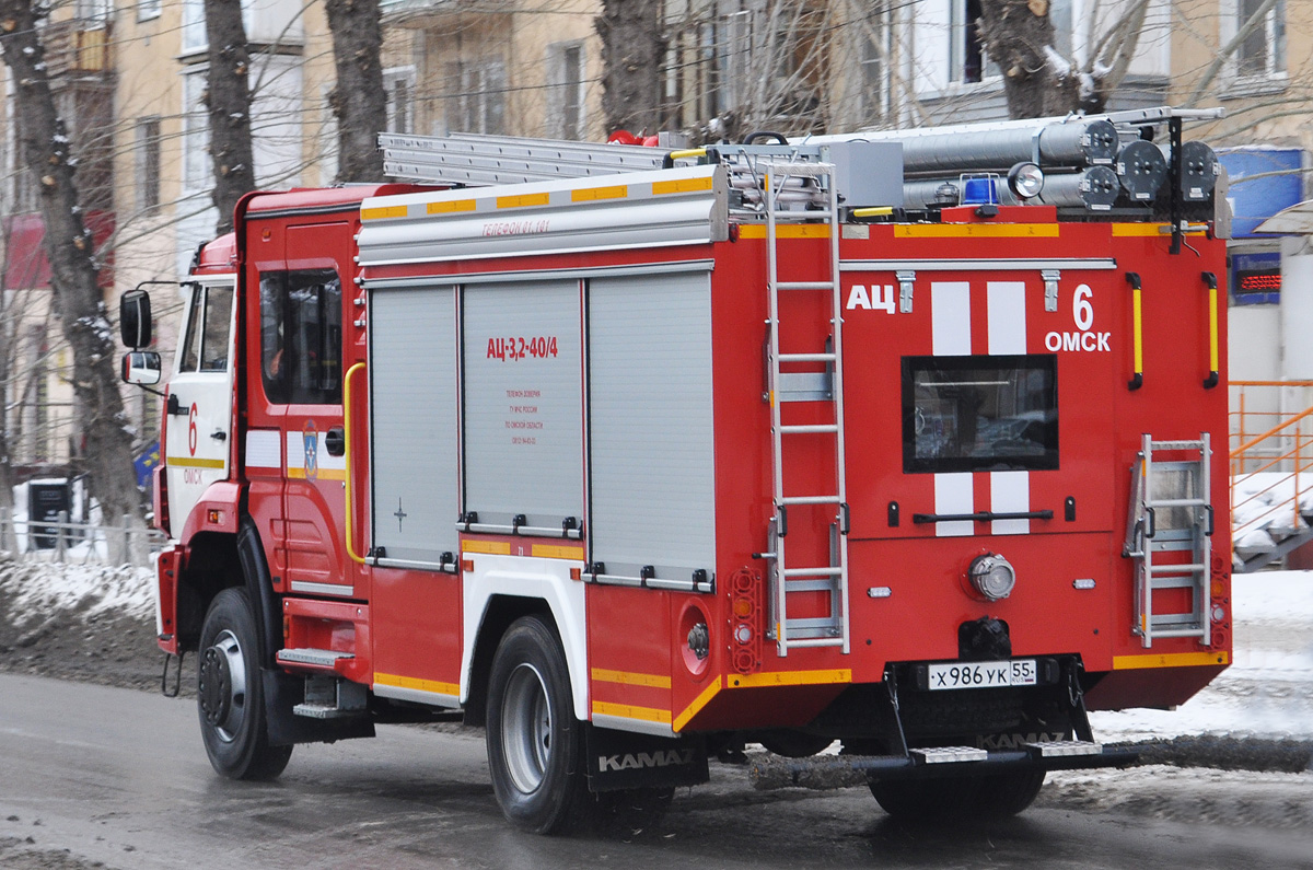 Омская область, № Х 986 УК 55 — КамАЗ-43265-D5(66)