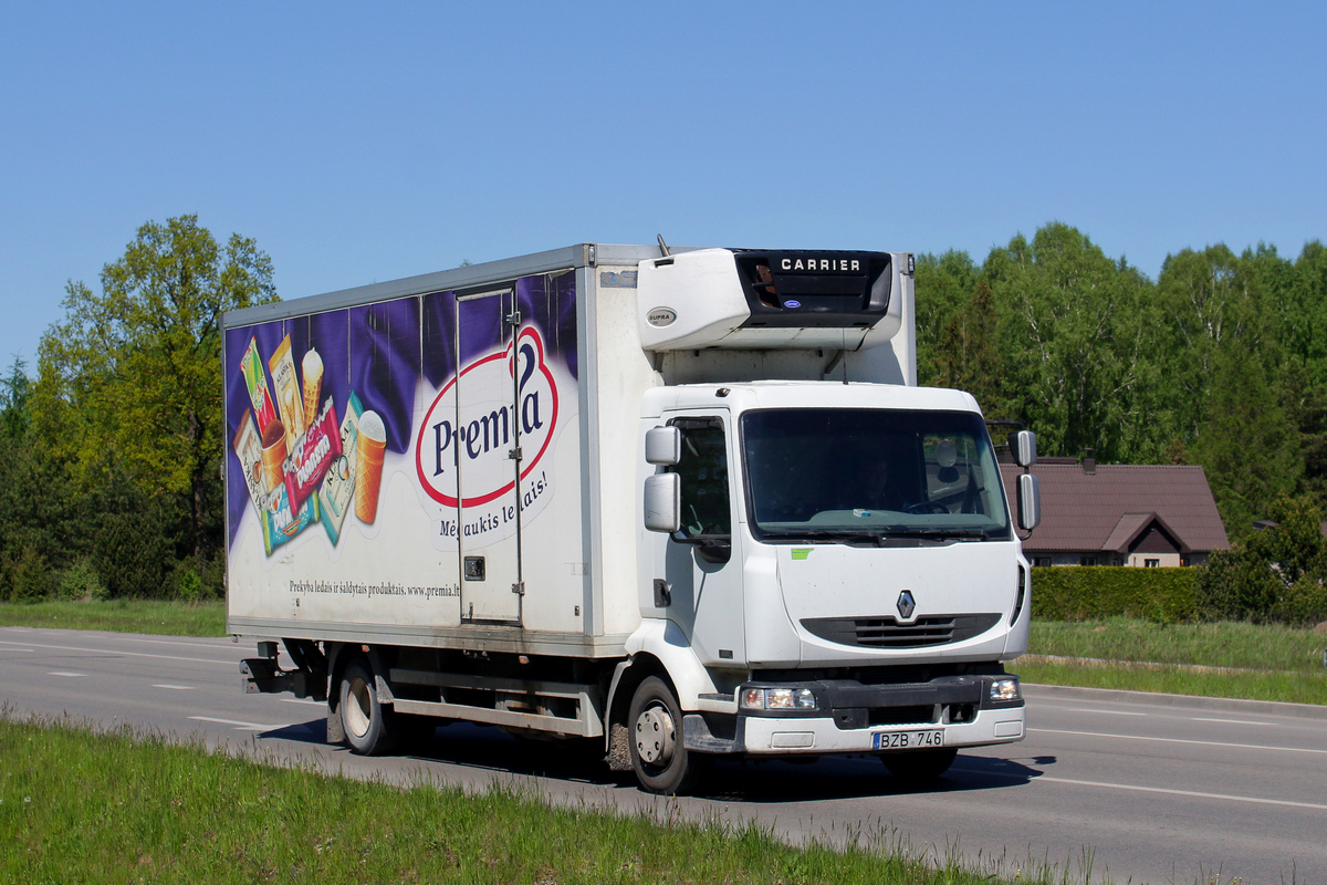Литва, № BZB 746 — Renault Midlum