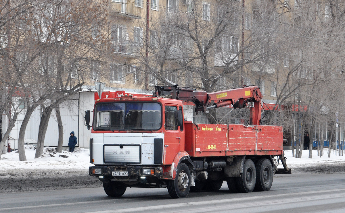 Омская область, № С 349 НН 55 — MAN F8 (общая модель)