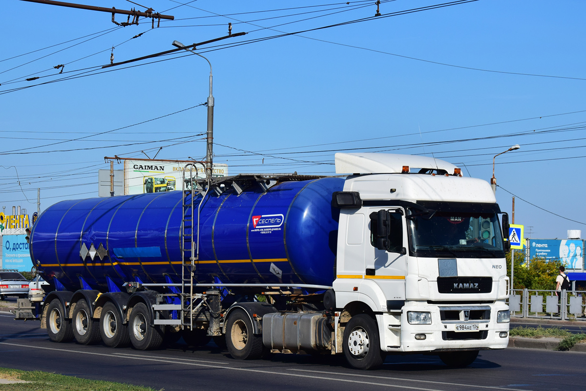 Волгоградская область, № Е 984 АЕ 134 — КамАЗ-5490-S5(87)