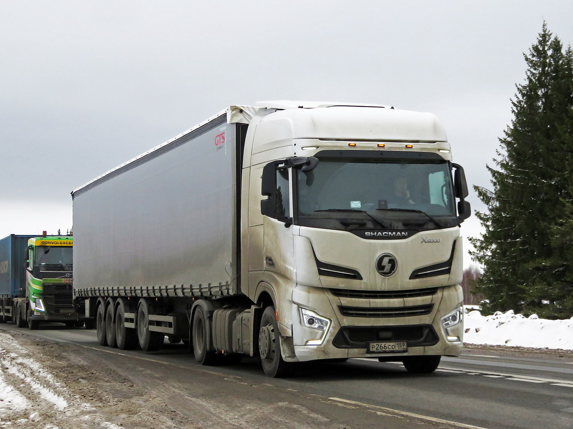 Пермский край, № Р 266 СО 159 — Shaanxi Shacman X6000 SX4188