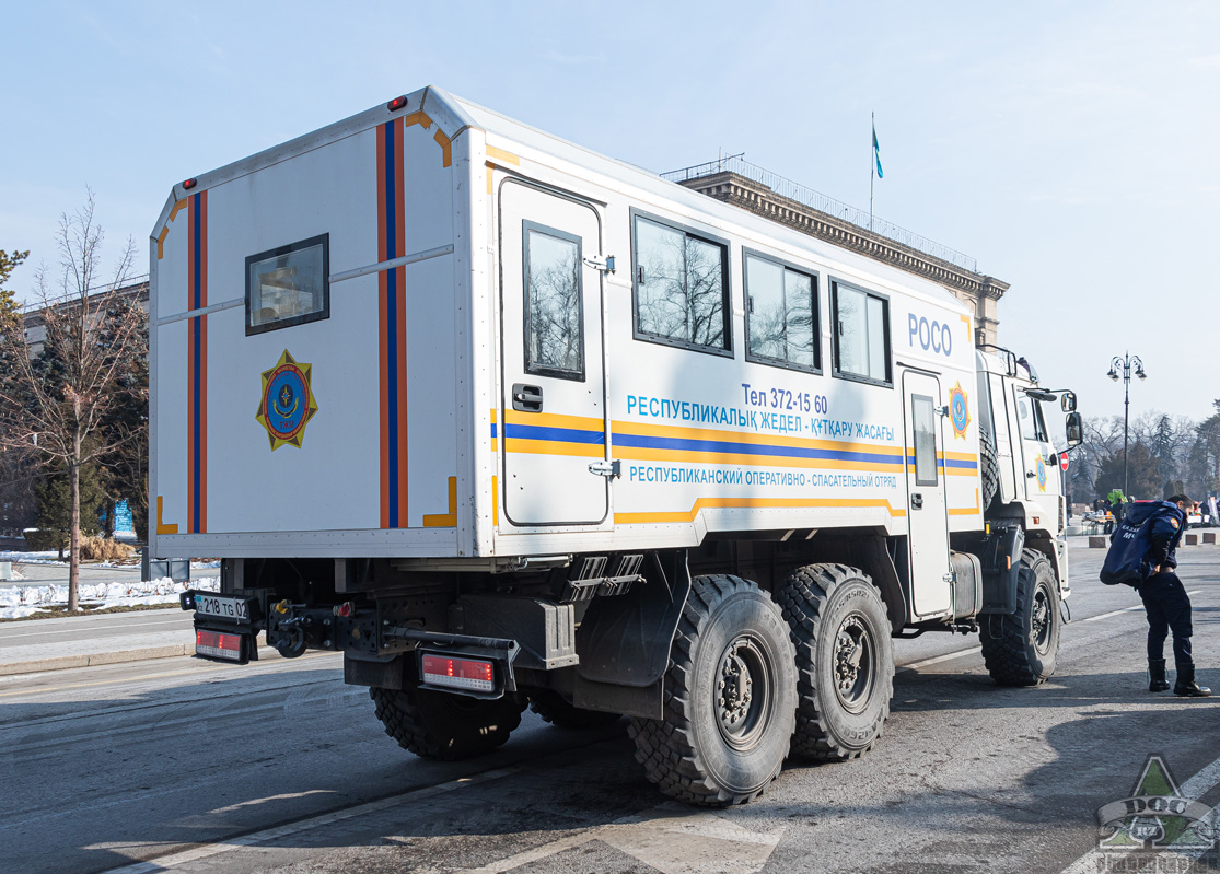 Алматы, № 218 TG 02 — КамАЗ-43118 [XWC]