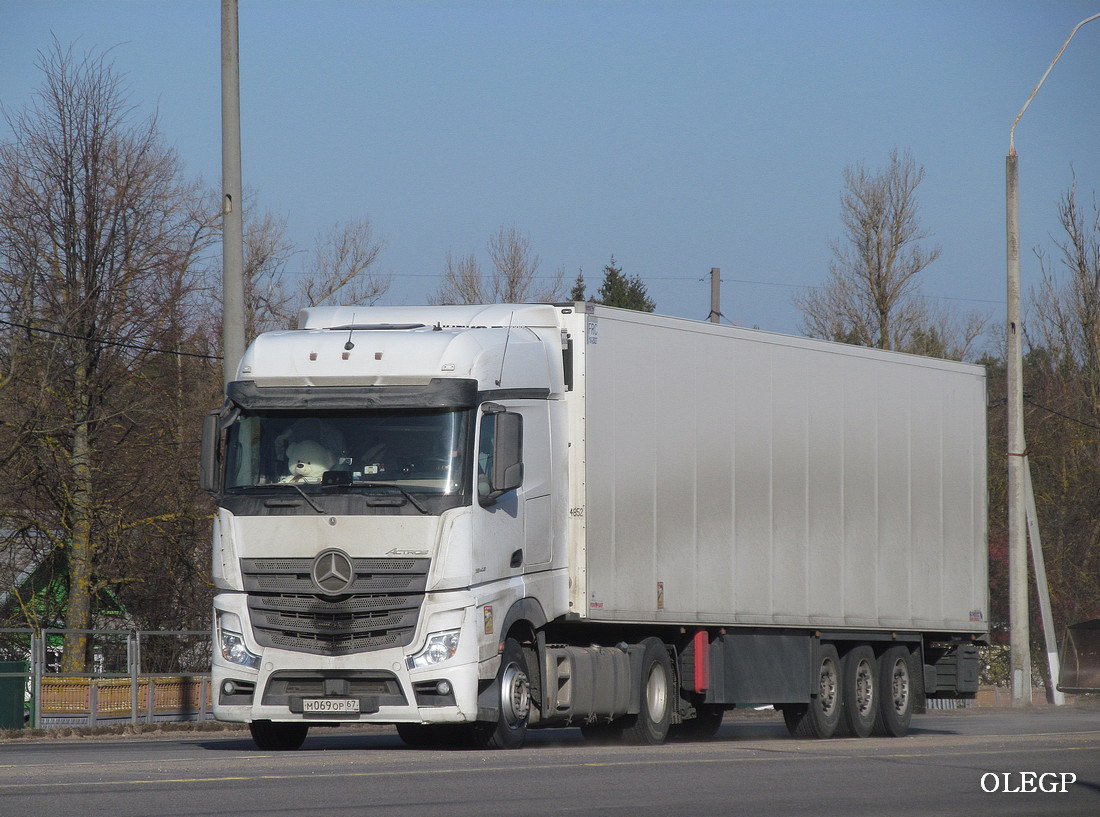 Смоленская область, № М 069 ОР 67 — Mercedes-Benz Actros '18 1845 [Z9M]