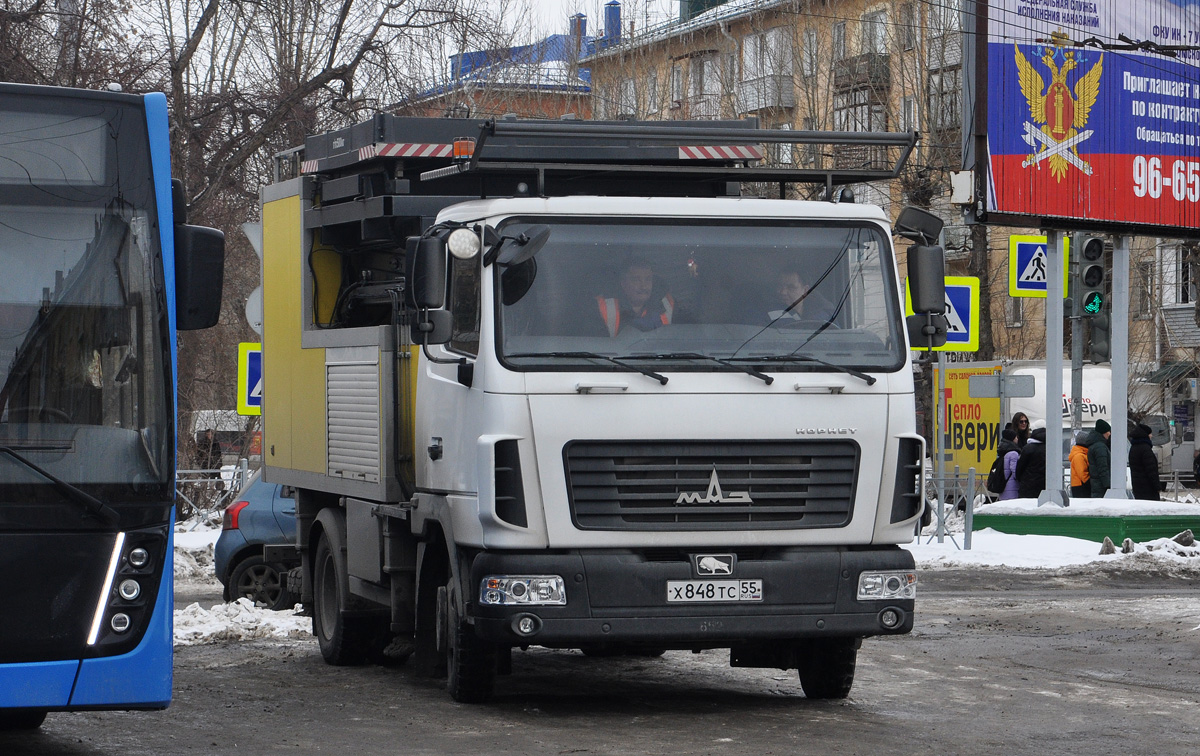 Омская область, № Х 848 ТС 55 — МАЗ-4371C0