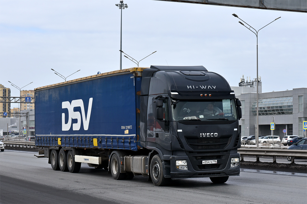 Свердловская область, № Н 554 ТЕ 196 — IVECO Stralis ('2012) 460
