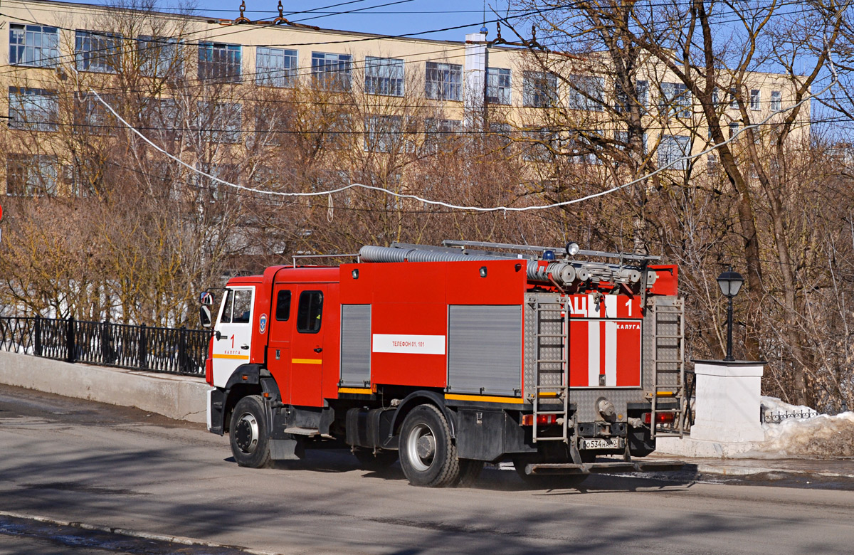 Калужская область, № О 534 НА 40 — КамАЗ-53605-L4(19)