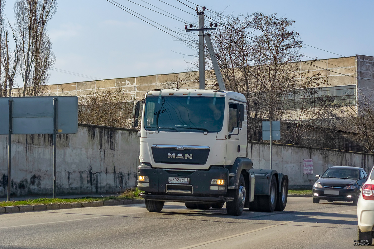Северная Осетия, № С 502 ВС 15 — MAN TGS 33.440
