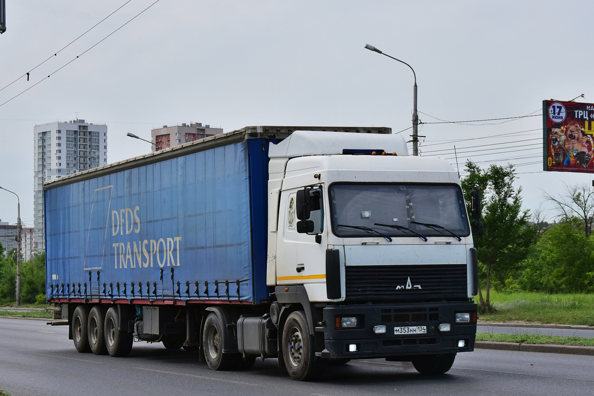 Волгоградская область, № М 353 НН 134 — МАЗ-5440A5