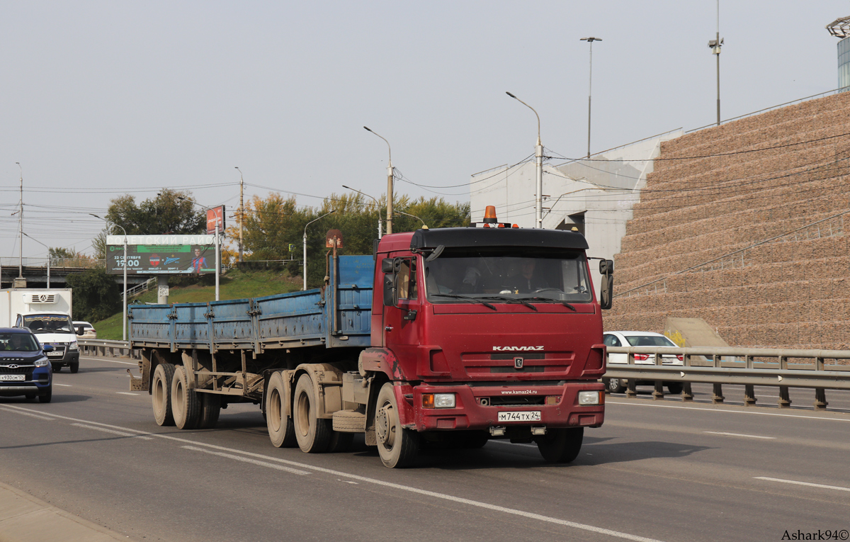 Красноярский край, № М 744 ТХ 24 — КамАЗ-65116-N3(78)
