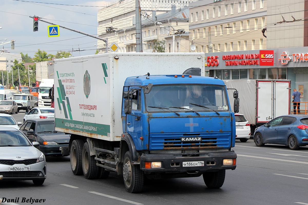 Татарстан, № Н 186 ЕН 116 — КамАЗ-65115-D3(97)