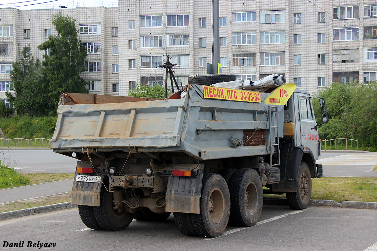 Коми, № К 970 ЕХ 11 — КамАЗ-55111 [551110]