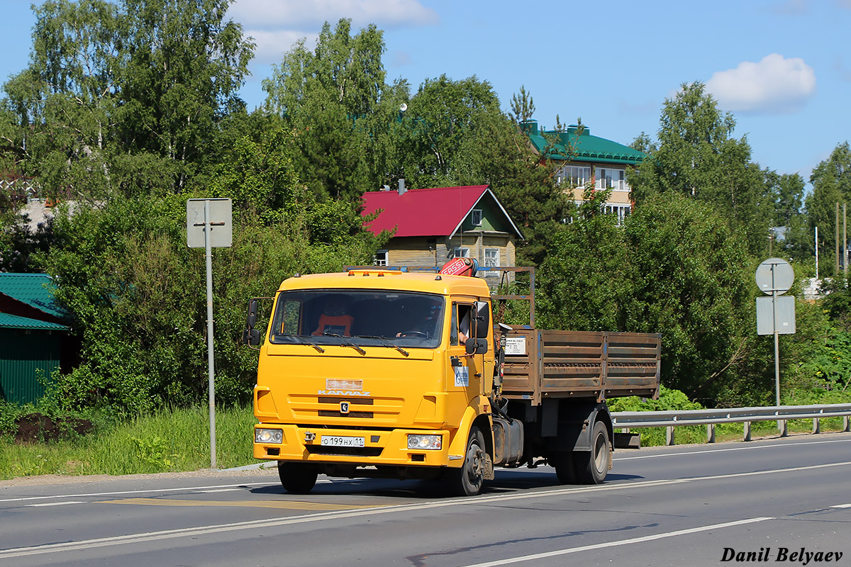 Коми, № О 199 НХ 11 — КамАЗ-4308-H3(99)