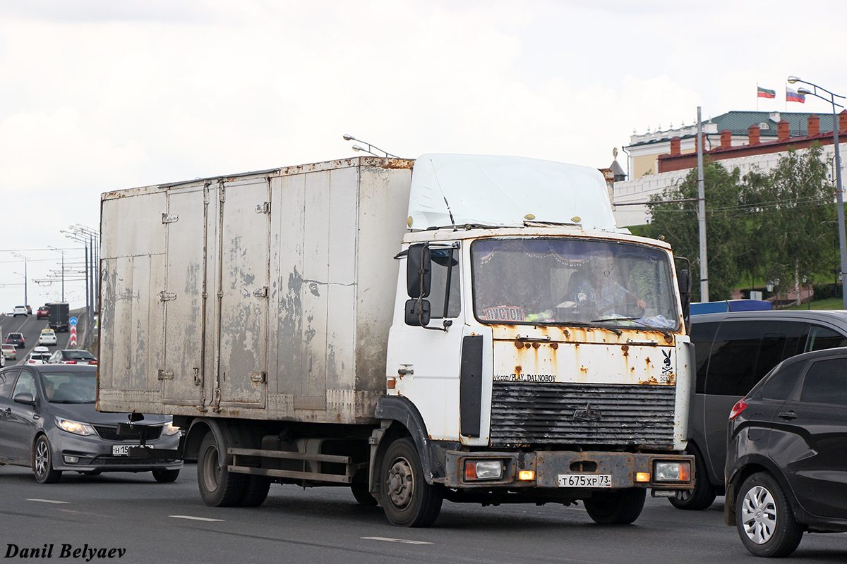 Ульяновская область, № Т 675 ХР 73 — МАЗ-437041