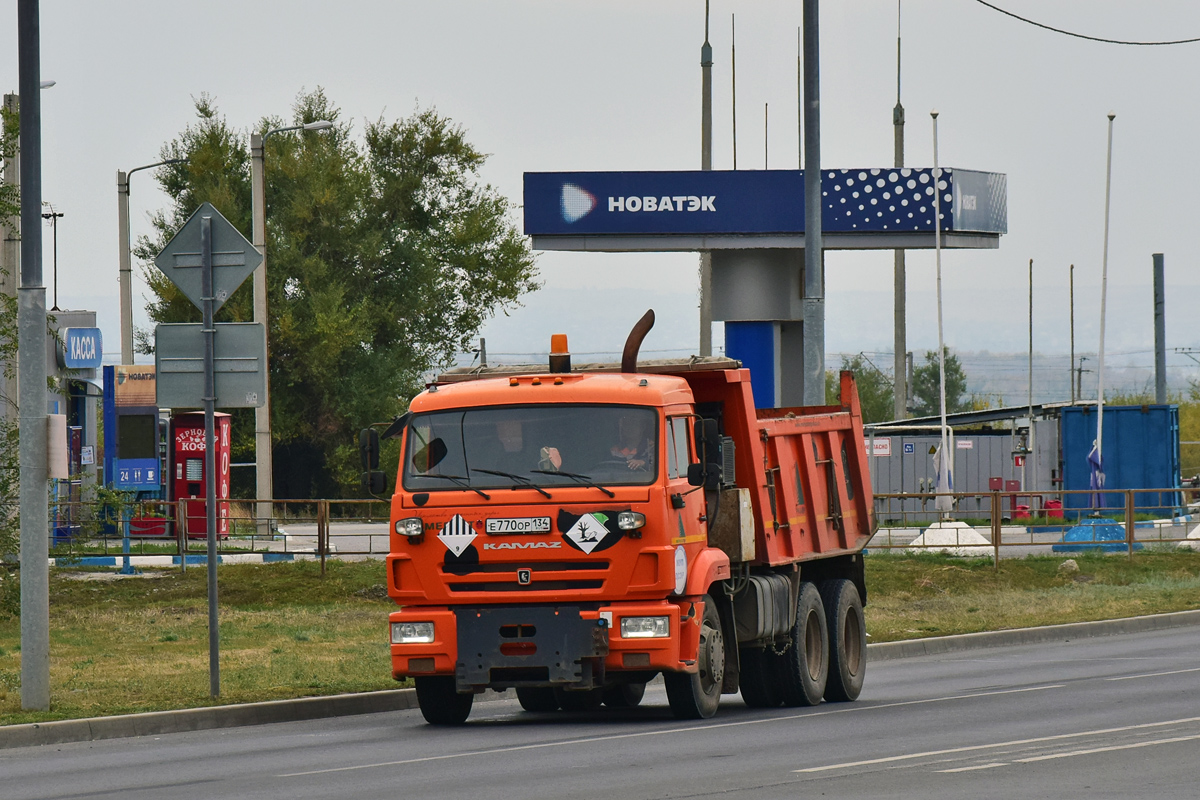 Волгоградская область, № Е 770 ОР 134 — КамАЗ-65115-L4(19)