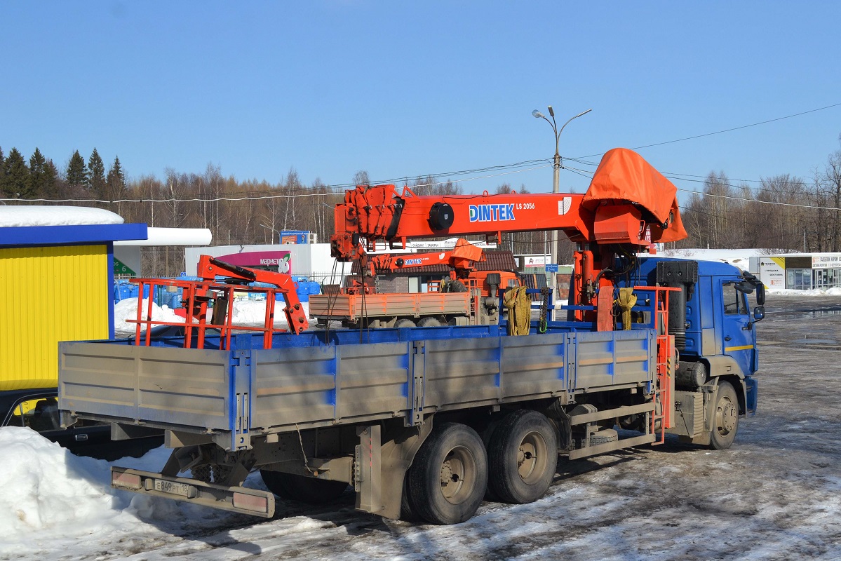 Удмуртия, № Е 849 РТ 18 — КамАЗ-65117-A5(48)